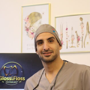 Dr Amir Sikaroudi, oral surgeon at Gloss & Floss, Södermalm, Stockholm.